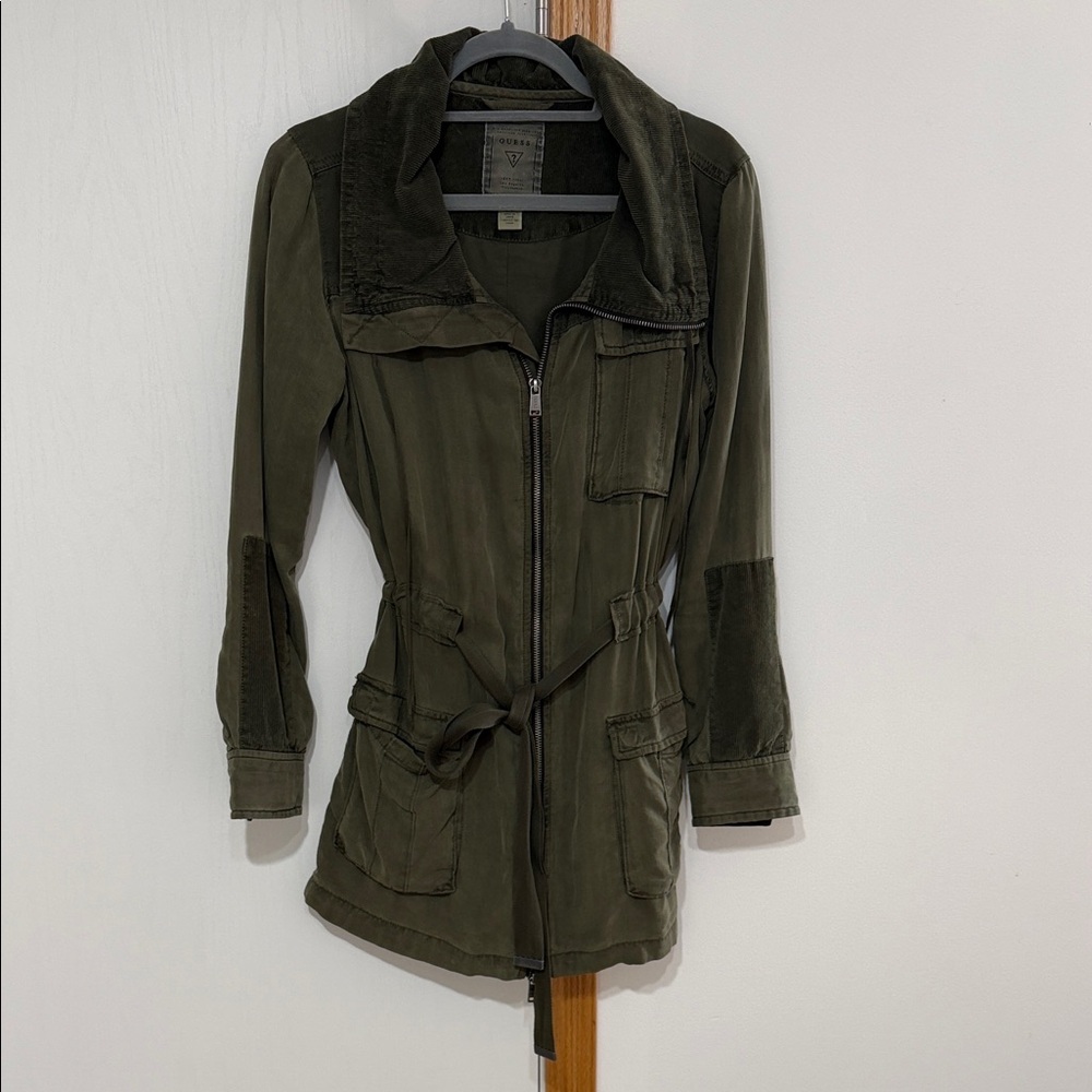 Guess Olive suede jacket